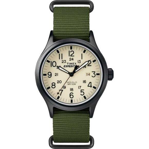 Men's Green/Natural/Black Expedition Scout 40mm Watch